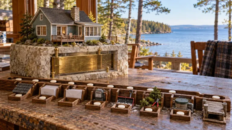 Waterfront cottage model separates substantial home equity from the monthly cash flow needed for continuing ownership costs.